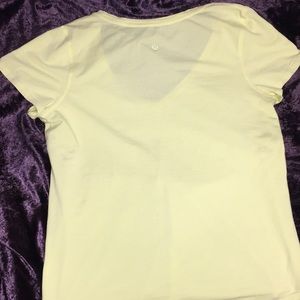 Lululemon Pastel Yellow T Shirt Size 8